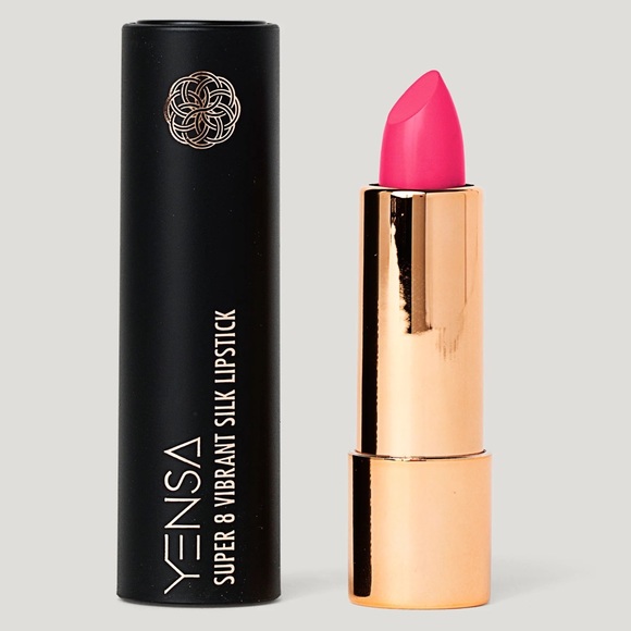 Yensa Super 8 Vibrant Silk Lipstick-Charm. Sexy, Flirt, Lustful, Bright, Vibe - Picture 1 of 6